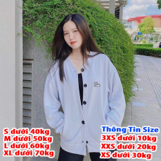 [FREESHIP TOÀN QUỐC] Áo khoác cardigan nam nữ form rộng chất vài thun nỉ ngoại in hình cún dễ thương thời trang nữ 4young