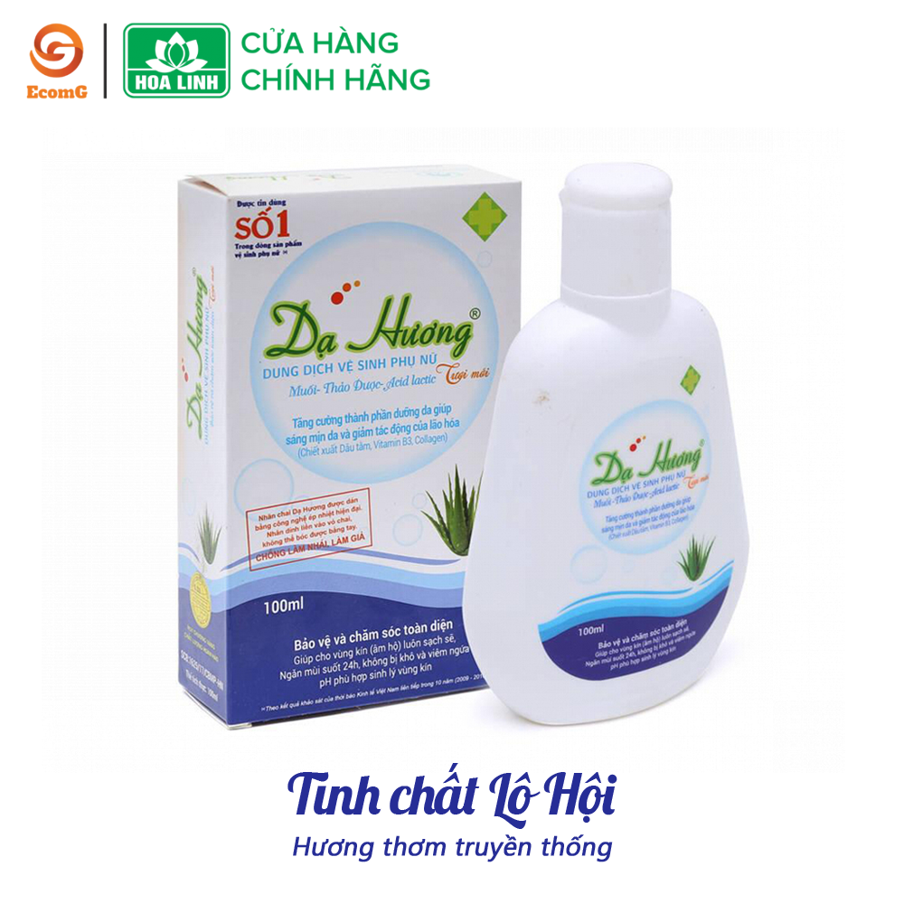 Dung dịch vệ sinh phụ nữ dạng gel Dạ Hương lô hội truyền thống 100ml- DH4-02