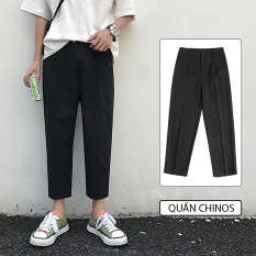 Quần Tây Âu Hàn Quốc Ống Suông Chinos Lưng Cài Kiểu Dáng Thanh Lịch Thời Trang FORHIMCS2 JOGGER NAM 9000063
