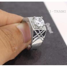 Nhẫn Nam đá cao , Trang sức nam cao cấp, Phụ kiện nam bền màu sản phẩm được bảo hành trọn đời. NN003