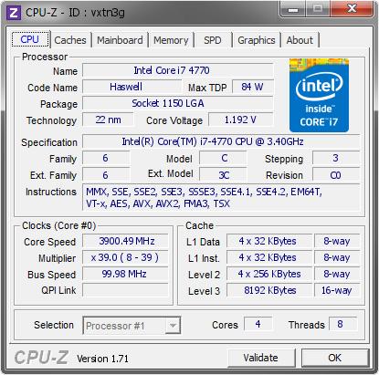 Bộ vi xử lý Intel® Core™ i7-4770 Processor (8M Cache, up to 3.90 GHz) - Tặng keo tản nhiệt CPU...