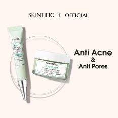 SKINTIFIC Salicylic Acid Acne Gel 10g Loại bỏ mụn nhanh chóng mà không để lại sẹo mụn/Mặt nạ đất sét ngải cứu