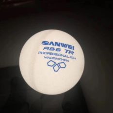 Quả bóng bàn tập luyện Sanwei ️TR 40+ tròn đều và ổn định BB0055