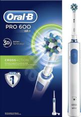 Bàn chải đánh răng điện Braun Oral-B Pro600 Cross Action – Bảo vệ toàn diện cho răng miệng – Made in Germany