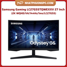 Màn hình cong Samsung Gaming LC27G55TQWEXXV 27 Inch (2K WQHD/VA/144Hz/1ms/LC27G55) – Hàng chính hãng