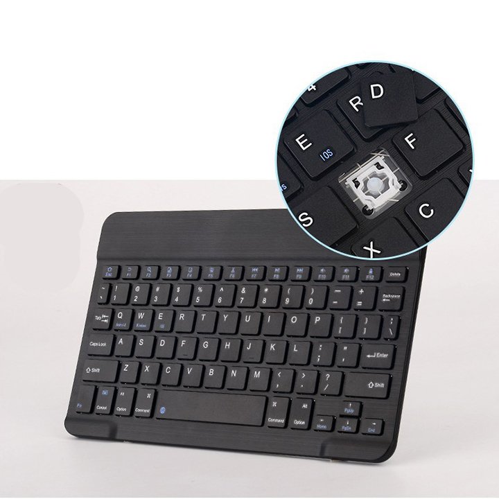 Bàn phím mini, Bộ bàn phím bluetooth kết nối được điện thoại, laptop, máy tính bảng,... cực tiện lợi