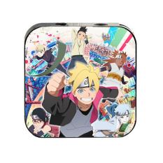 Máy nghe nhạc Boruto cầm tay mini tặng tai nghe cắm dây có mic và dây sạc mp3 anime chibi