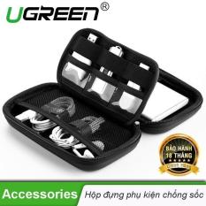 Hộp đựng phụ kiện tai nghe thẻ nhớ cáp USB ổ cứng pin dự phòng cốc sạc điện thoại đồng hồ thông minh … chống sốc, chống nước (kích thước 18×10.3×5.5cm) UGREEN LP128 50274 – Hãng phân phối chính thức