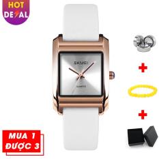 Đồng Hồ Nữ Mặt Vuông Sành Điệu Chống Nước Cao Cấp SKMEI BW058-Boss Watches