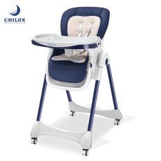 Ghế ăn dặm gấp gọn cao cấp cho bé Chilux Grow V – Có khoá bánh xe, điều chỉnh độ cao dễ dàng, tiện lợi cho bé sử dụng