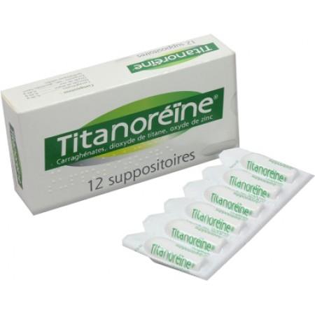 Viên đặt hỗ trợ trĩ nội titanoreine pháp hộp 12 viên