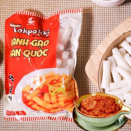 Bánh gạo Topokki vị cay 500g Yopokki Hàn Quốc - hkfoods - đồ ăn vặt - giảm giá 10k