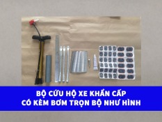 Bộ Vá Ruột Xe 6 Món Có Bơm Hơi Dành Cho Xe Máy Xe Đạp