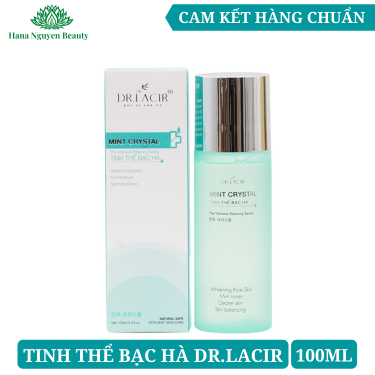 Toner tinh thể bạc hà Dr Lacir 100ml