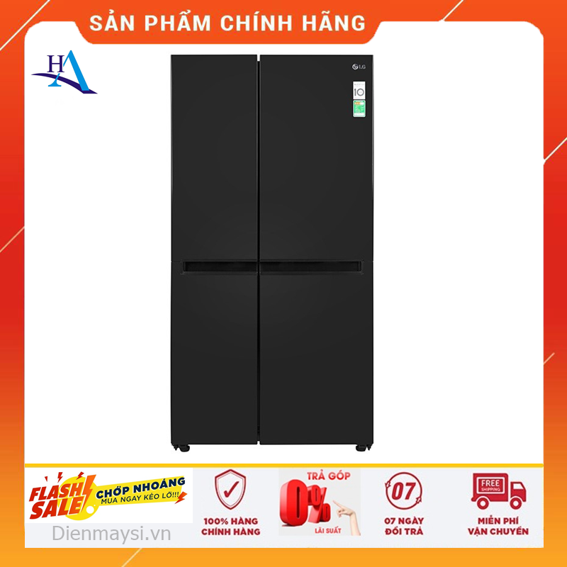 Tủ lạnh LG Inverter 649 Lít GR-B257WB +Giao hàng lắp đặt miễn phí nội thành + Bảo hành chính hãng tủ lạnh 2 năm tận nhà !
