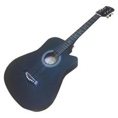 Đàn Guitar acoustic thùng dáng khuyết GU05 màu đen nhám âm thanh tự nhiên và chân thật, có độ bền cao, dễ dàng sử dụng 