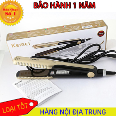 [HÀNG XỊN] Máy Duỗi Tóc 4 Mức Chỉnh Nhiệt Kemei KM 329