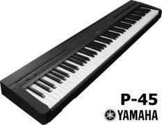 Đàn piano điện 88 phím Yamaha P45 – Digital piano Yamaha P-45 – Thiết kế nhỏ gọn, kết nối bluetooth tiện dụng, phù hợp với mọi không gian