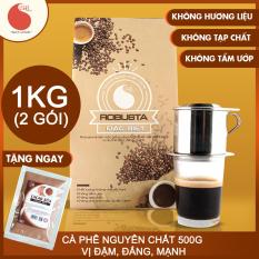 1KG Cà phê bột Robusta Đặc biệt , đậm , đắng , mạnh , Light Coffee , cà phê nguyên chất không tẩm ướp, không pha trộn tạp chất , giá rẻ