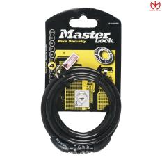 Khóa xe đạp 4 số cố định Master Lock 8143 EURD PRO dây cáp dài 1.2m x 8mm – MSOFT