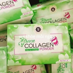 Diệp lục Colagen Powder 30 gói /1 hộp ( hàng công ty chuẩn 100%)