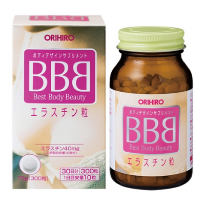 VIÊN UỐNG NỞ NGỰC BBB ORIHIRO (HỘP 300 VIÊN) – HÀNG NỘI ĐỊA NHẬT, DATE 06/2022