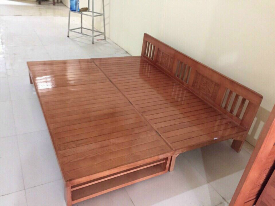 giường gấp thành ghế tiện lợi cho phòng khách phòng ngủ giá thật