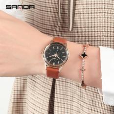 ĐỒNG HỒ NỮ THỜI TRANG CAO CẤP SANDA DÂY DA MỀM KHÔNG BONG TRÓC