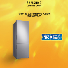 [Miễn phí giao + lắp][Voucher Upto 1triệu][Trả góp 0%] Tủ lạnh Samsung hai cửa Ngăn Đông Dưới 280L (RB27N4010S8/SV) | Công nghệ Digital Inverter | Vận hành ổn định , bền bỉ | Công nghệ làm lạnh vòm | Hàng chính hãng