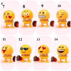 (Được Chọn Mẫu)Emoji Lò Xo Lắc Đầu Trang Trí Xe Hơi, Bàn Làm Việc Siêu Vui Nhộn