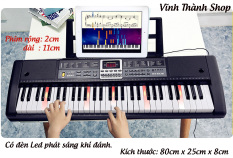 [ Kèm Giá Đỡ Đàn ] Đàn Piano Điện Đàn Organ Electronic Keyboard Đàn 61 phím có đèn Led cho người mới học đàn