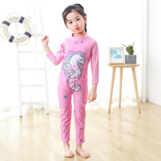 Đồ bơi bé gái liền thân single Unicon size từ 15kg đến 33kg