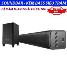 Dàn âm thanh tại gia gồm Loa Soundbar Bluetooth Tivi TVS- A3 + Loa Sub Subwoofer S1 – Âm thanh vòm sống động
