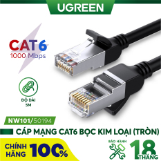 Cáp mạng Cat6 UTP 24AWG đầu bọc kim loại UGREEN NW101 – Hàng phân phối chính hãng – Bảo hành 18 tháng
