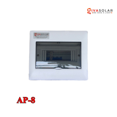 Tủ điện lắp ấm, chống bụi, tiêu chuẩn IP 65 GIVASOLAR GV-AP-8 (8WAY)