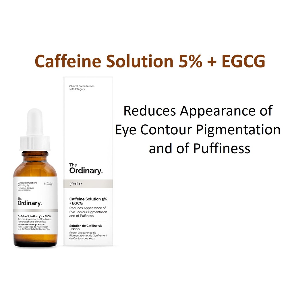 The Ordinary Caffeine Solution 5% + EGCG Eye Serum of Eliminate serum dưỡng mắt ngăn ngừa bọng mắt, thâm