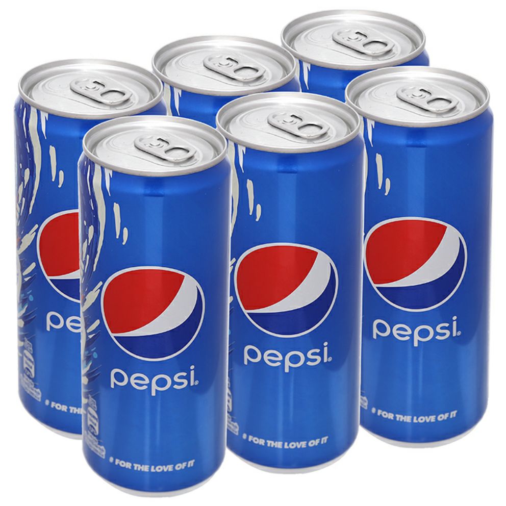 Lốc 6 lon Pepsi 330ml