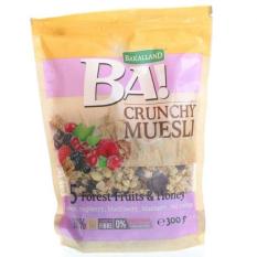 Ngũ cốc giảm cân hoa quả sấy khô Bakalland Muesli 300gr 5 loại trái cây sấy cherry, dâu rừng, việt quất, mâm xôi, nho NK Ba Lan