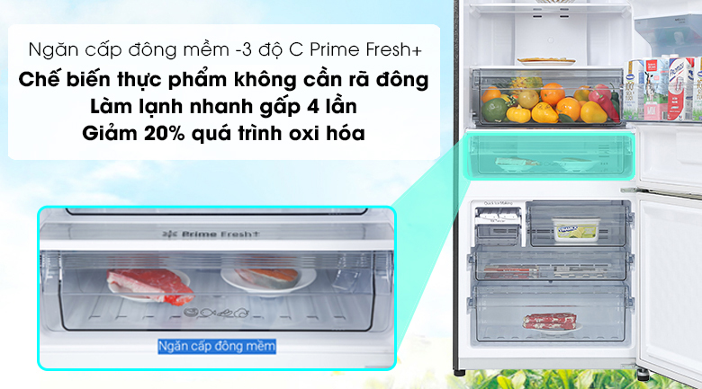 [Giao Hà Nội] Tủ lạnh Panasonic NR-BX471GPKV 417 lít Inverter - Lấy nước ngoài kháng khuẩn khử mùi Công nghệ...