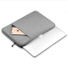 Túi Chống Sốc Laptop/Macbook (Full Size ) Xám Trắng T009 Chất liệu vải chống nước có lớp lót lông tuyết êm mịn, bền đẹp