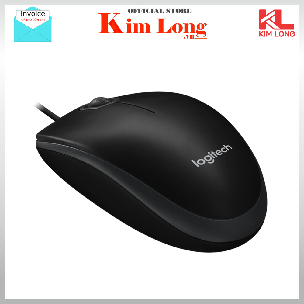 LOGITECH B100 Chuột vinh tính có dây – Digiworld phân phối