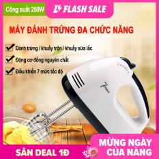 Máy đánh trứng tự động mini Máy đánh kem trứng Dụng cụ làm bánh – Đánh khuấy nhanh, động cơ lõi đồng, điều chỉnh được 7 mức độ