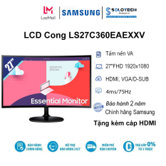 Màn hình máy tính LCD SAMSUNG Cong LS27C360EAEXXV 27″FHD 1920×1080/VA/75Hz/4ms