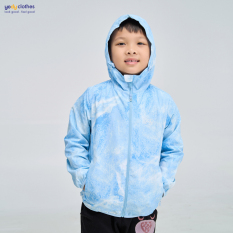 [Duy nhất 24.12 – Voucher 555K] Áo khoác gió trẻ em YODY có mũ hiệu ứng loang màu chống nước AKK4688