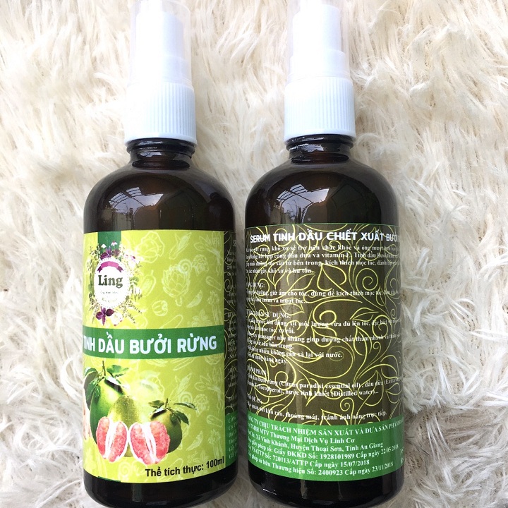 Tinh dầu bưởi rừng ngăn rụng tóc và kích thích mọc tóc Ling 100ml