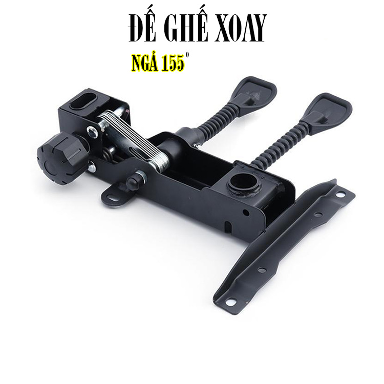 Đế ghế xoay - Đế ghế game Ngả 155 độ, Điều khiển nâng hạ chiều cao ghế
