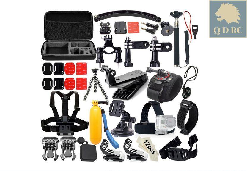 Bộ phụ kiện 50 món in 1 cho GOPRO XIAOMI SJCAM máy quay hành động action cam tặng kèm hộp...