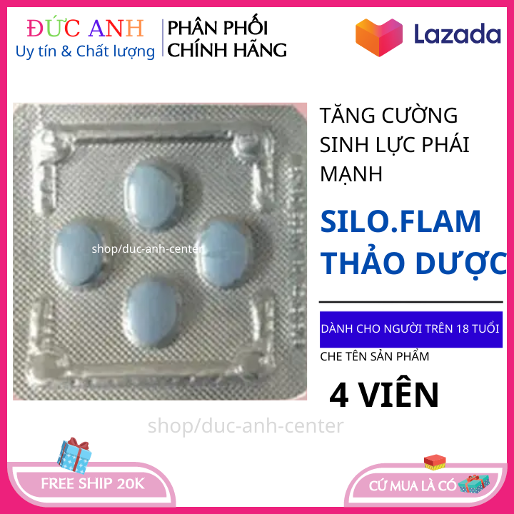 Tăng cường sinh lý kéo dài thời gian quan hệ hộp 4 viên HSD 2023 ( che tên )