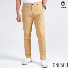 Quần Kaki Nam Trơn Basic ROUGH Outfit Chất Kaki Dày Dặn, Co Giãn