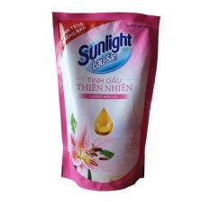 1 Bịch Nước lau sàn Sunlight Tinh Dầu Thiên Nhiên Hương Hoa Ly Ly 550ml (hồng)